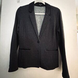 Ladies Relativity Lightweight Grey Knit Blazer - size Small